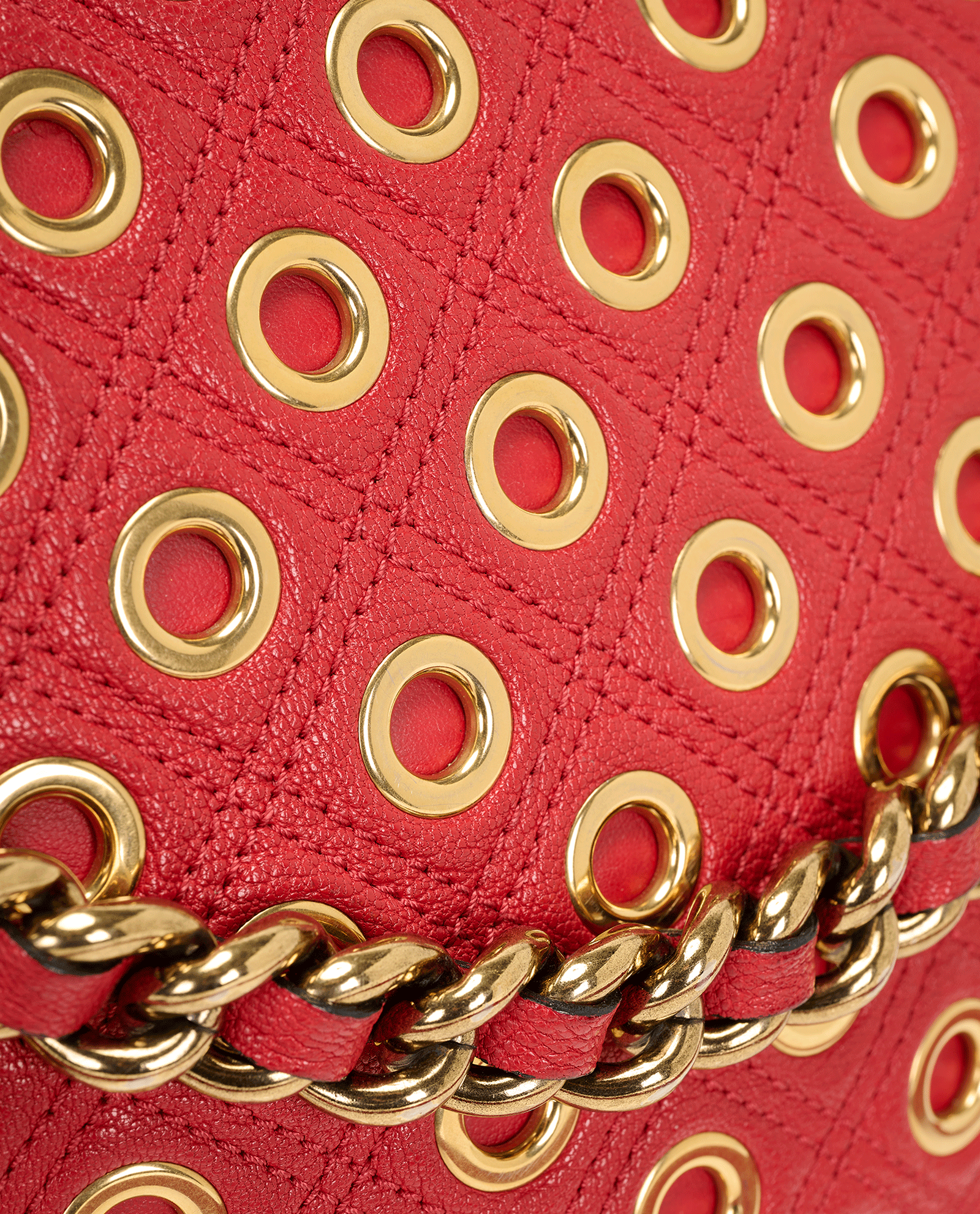 Eyelets Small Nomad Hobo, &pound;150, Handbags, Red, Leather, Other view